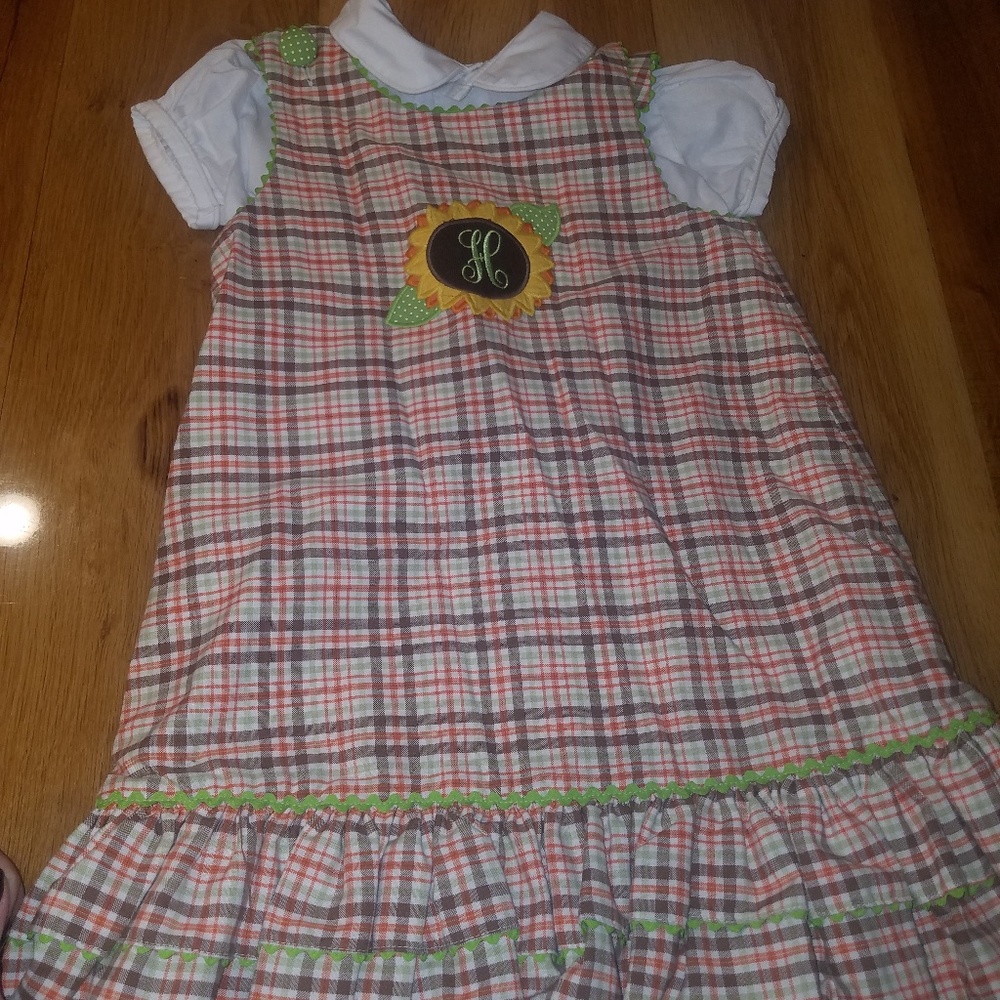 Girls plaid dress